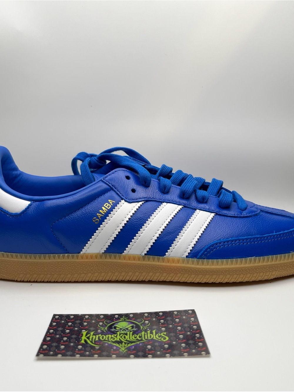 adidas Samba OG Fourth of July Pack Sneakers Blue/White JR0882 size 9.5